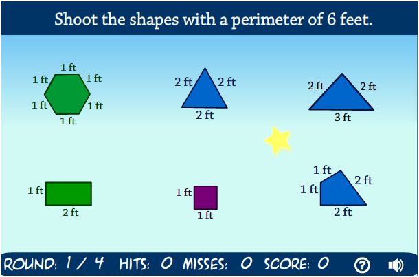 Perimeter Shape Game